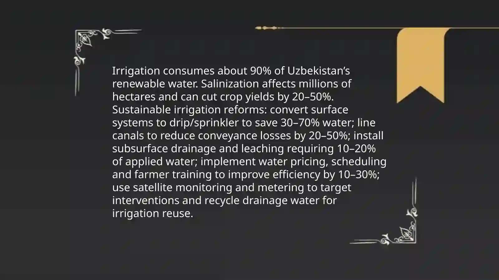 Uzbekistan environmental problems and their solution 4