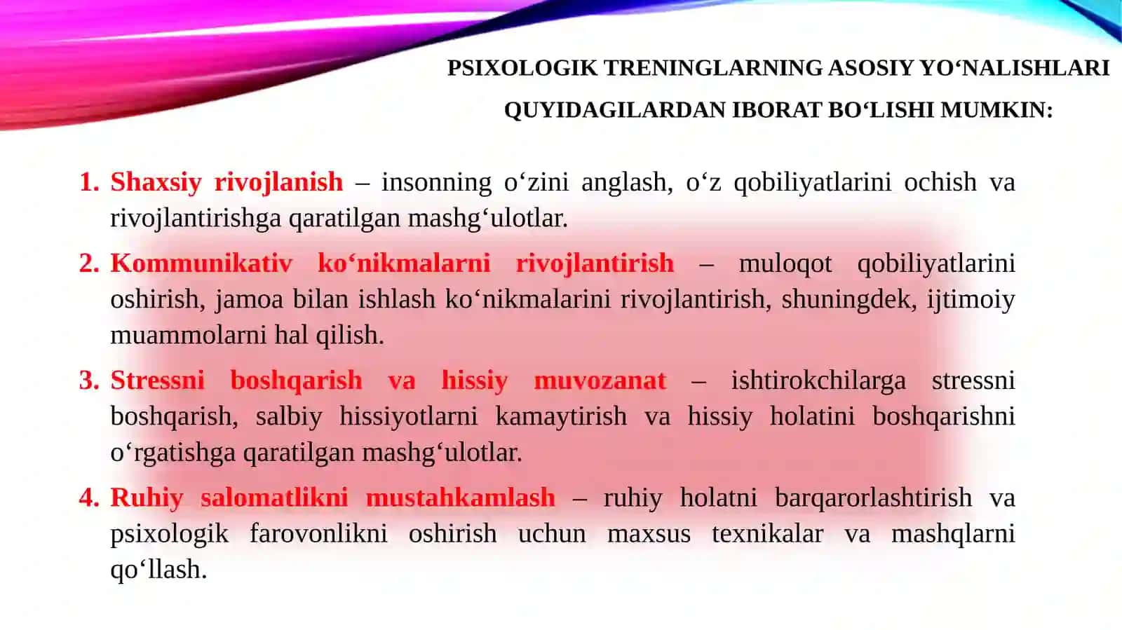 PSIXOLOGIK TRENING HAQIDA TUSHUNCHA 4