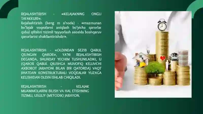 SANOAT ISHLAB CHIQARISHINI BASHORATLASH (PROGNOZLASH) VA REJALASHTIRISH 4