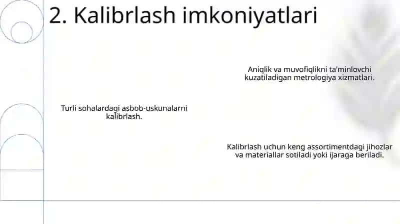 Metrologik xizmat va taʼminot 4