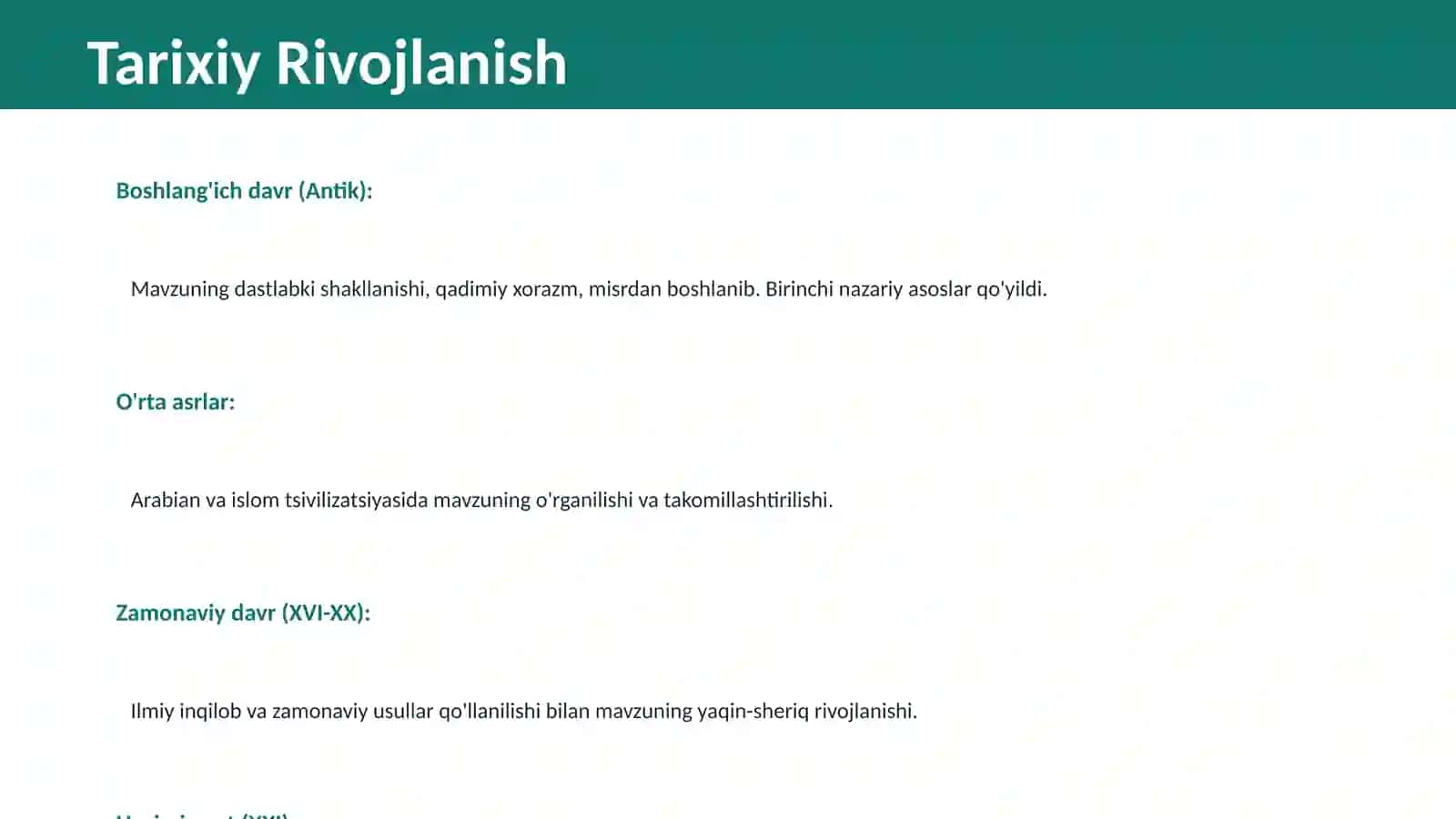 Masofaviy o'quv kurslar 4