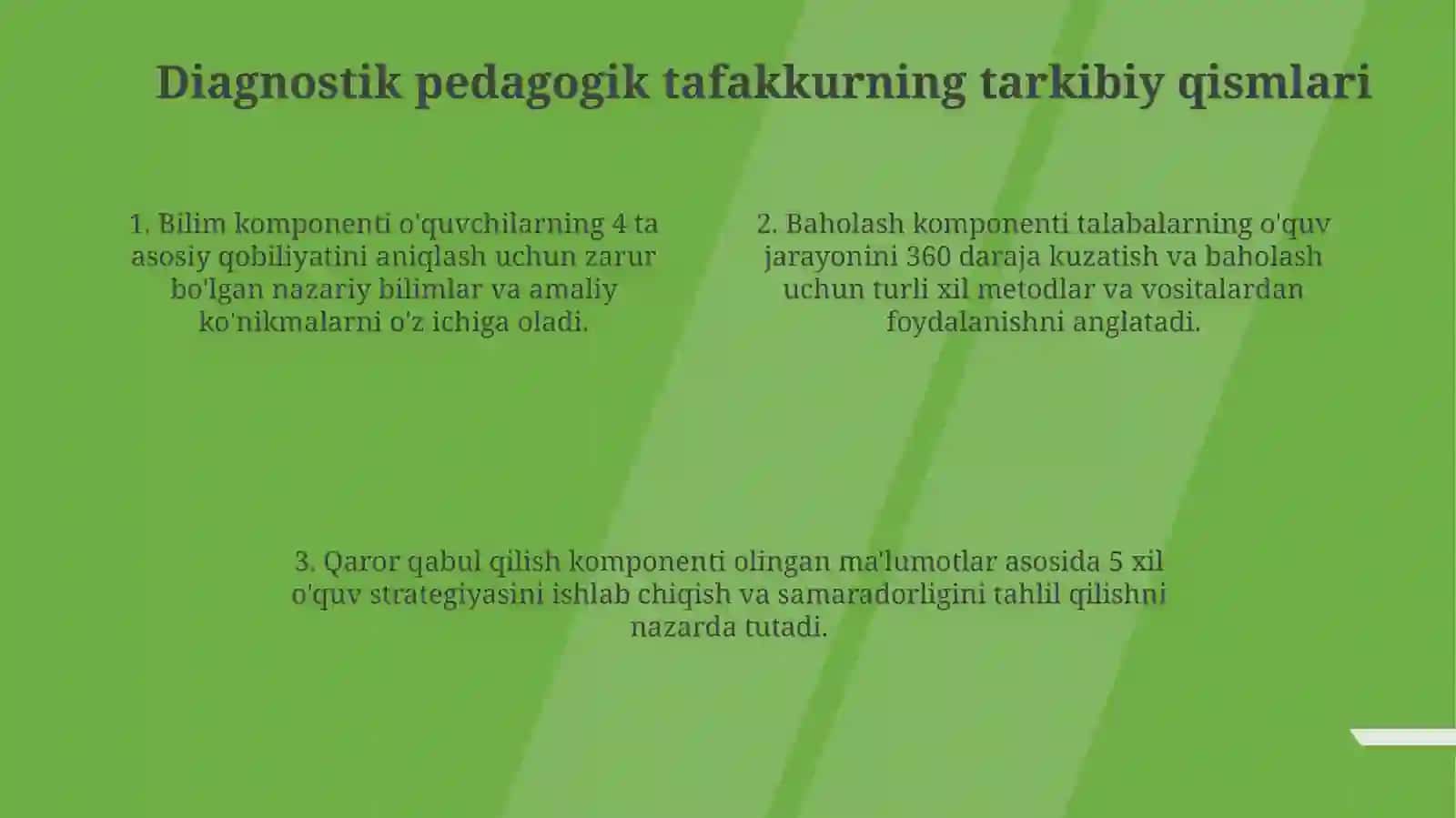 Diagnostik pedagogik fikrlash 4