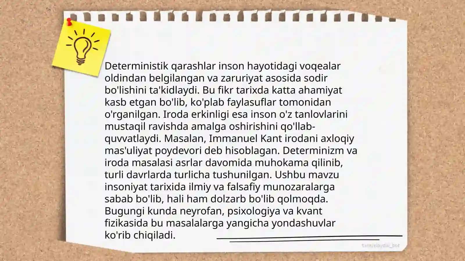 Irodaning erkinligi nazariyalari 4