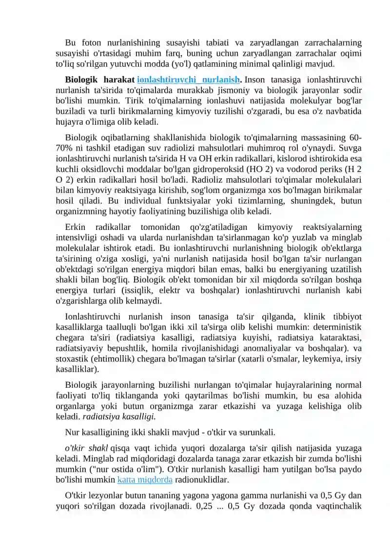 Ionlashtiruvchi nurlanish 4