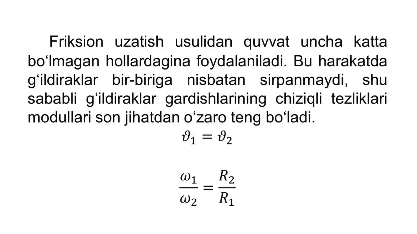 Aylanma harakatni uzatish 4