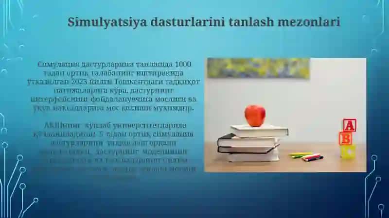 Simulyatsiya Dasturlaridan Foydalanish 4