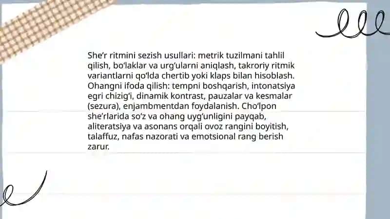 Choʻlpon sheʼrlarini ifodali oʻqish va tahlil qilish 4