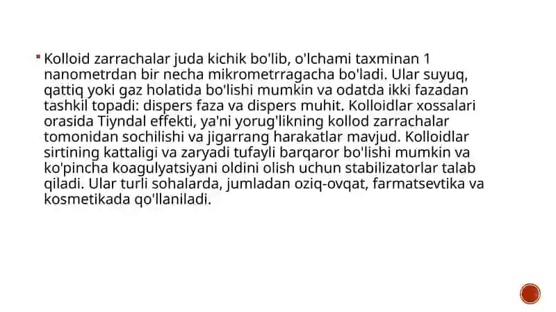 Dagʻal-dispers sistemalar 4