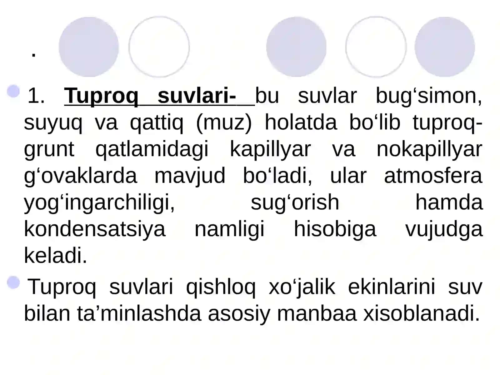 Sizot Suvlari Rejimi va Balansi 4