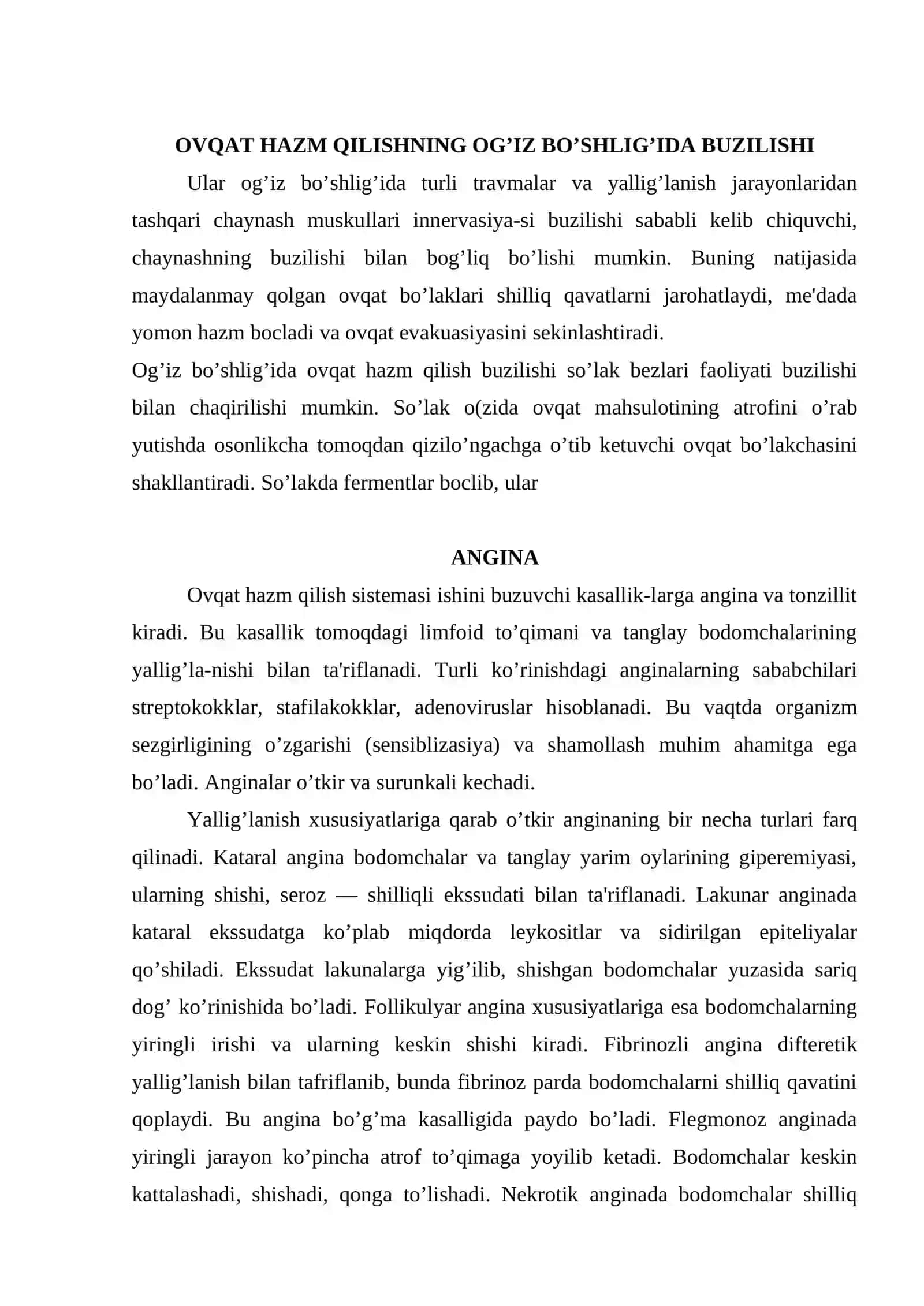 Ovqat hazm qilish a’zolari sistemasi 4