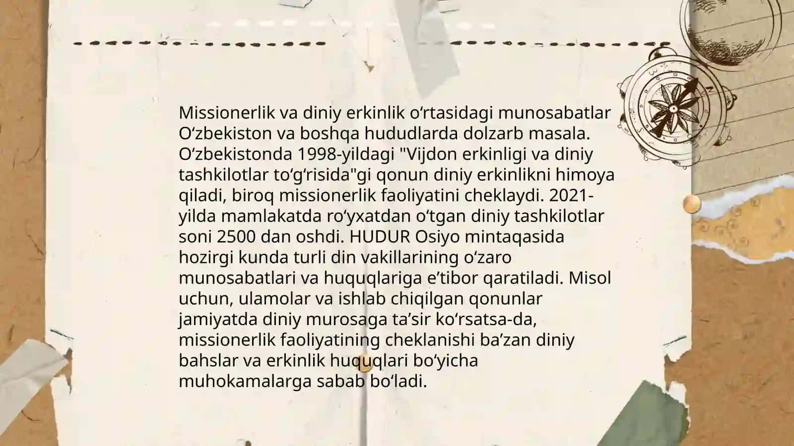 Missionerlik Harakatlari O‘zbekistonda 4