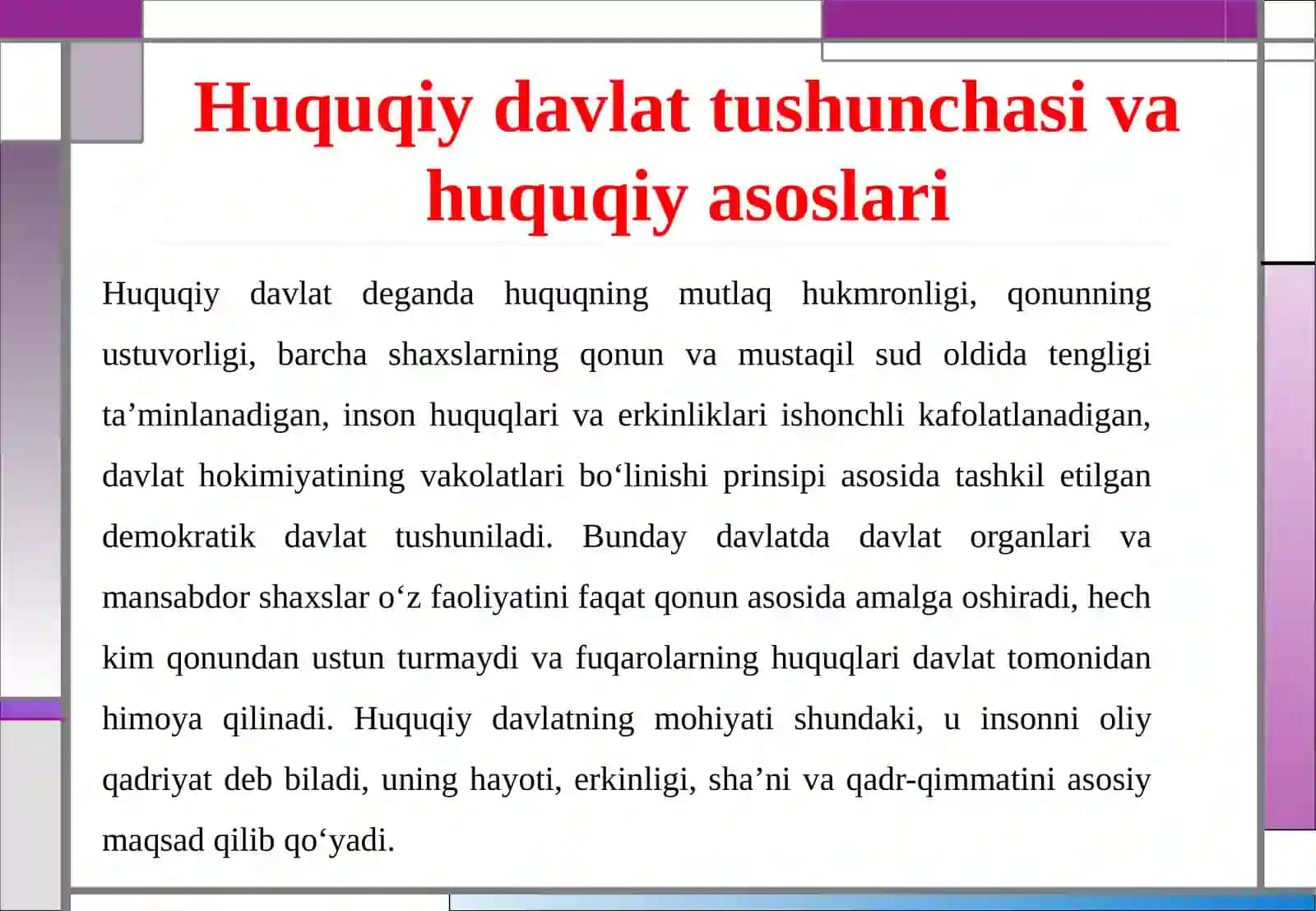 Huquqiy davlat 4