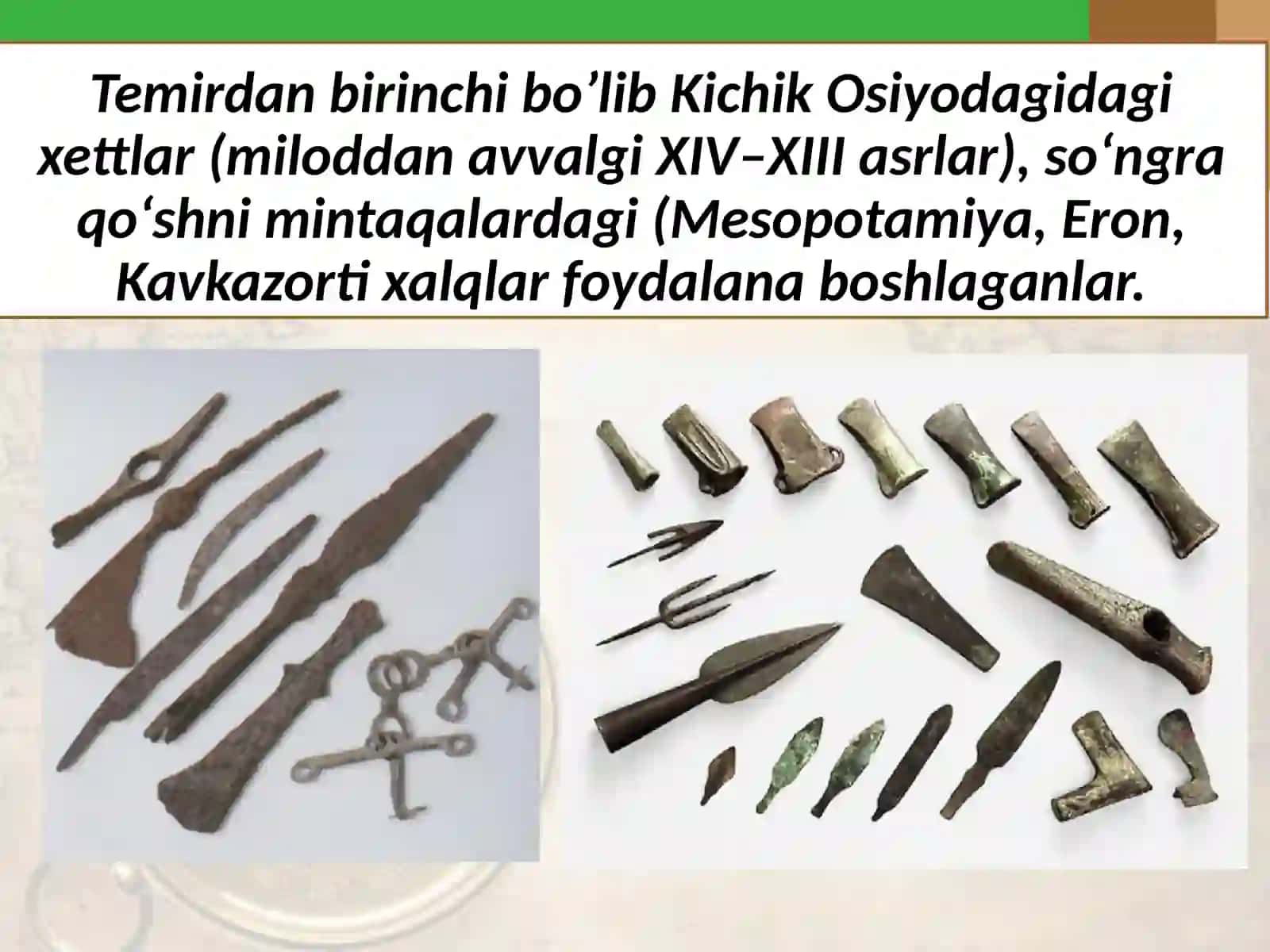 Temir asriga o‘tish davrida O‘rta Osiyoning rivojlanishi 4