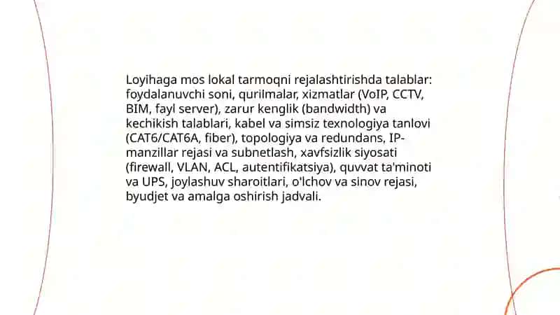 Qurilishda lokal tarmoqni tashkil etish 4