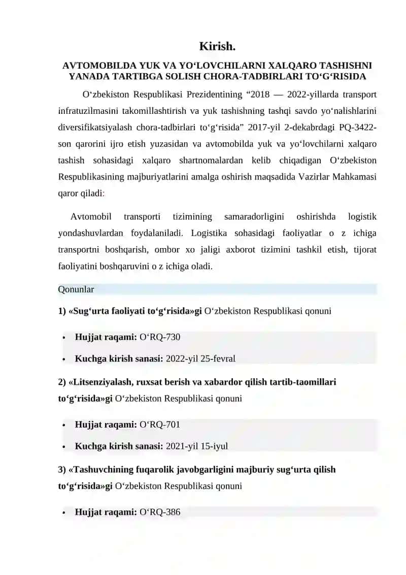 Avtomobil transporti korxonalari iqtisodiyoti 4