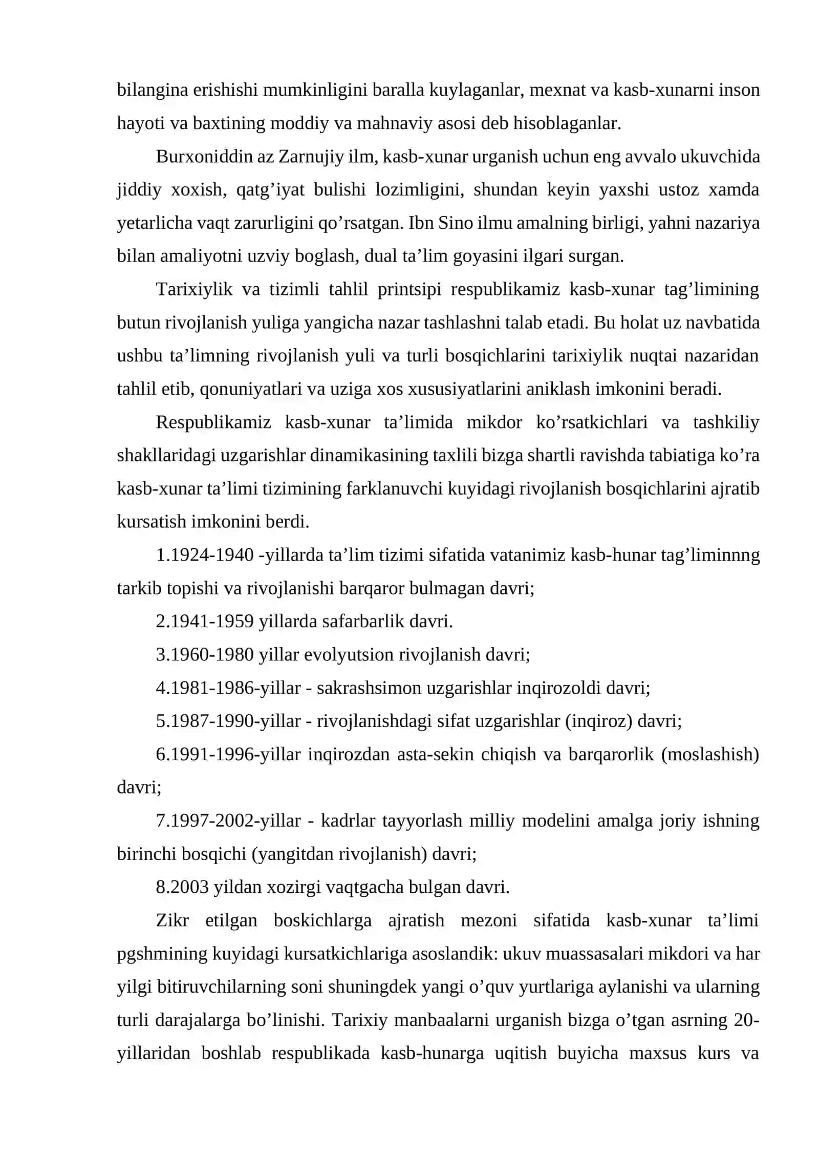 KASBIY SHAKLLANISH BOSQICHLARI. 4