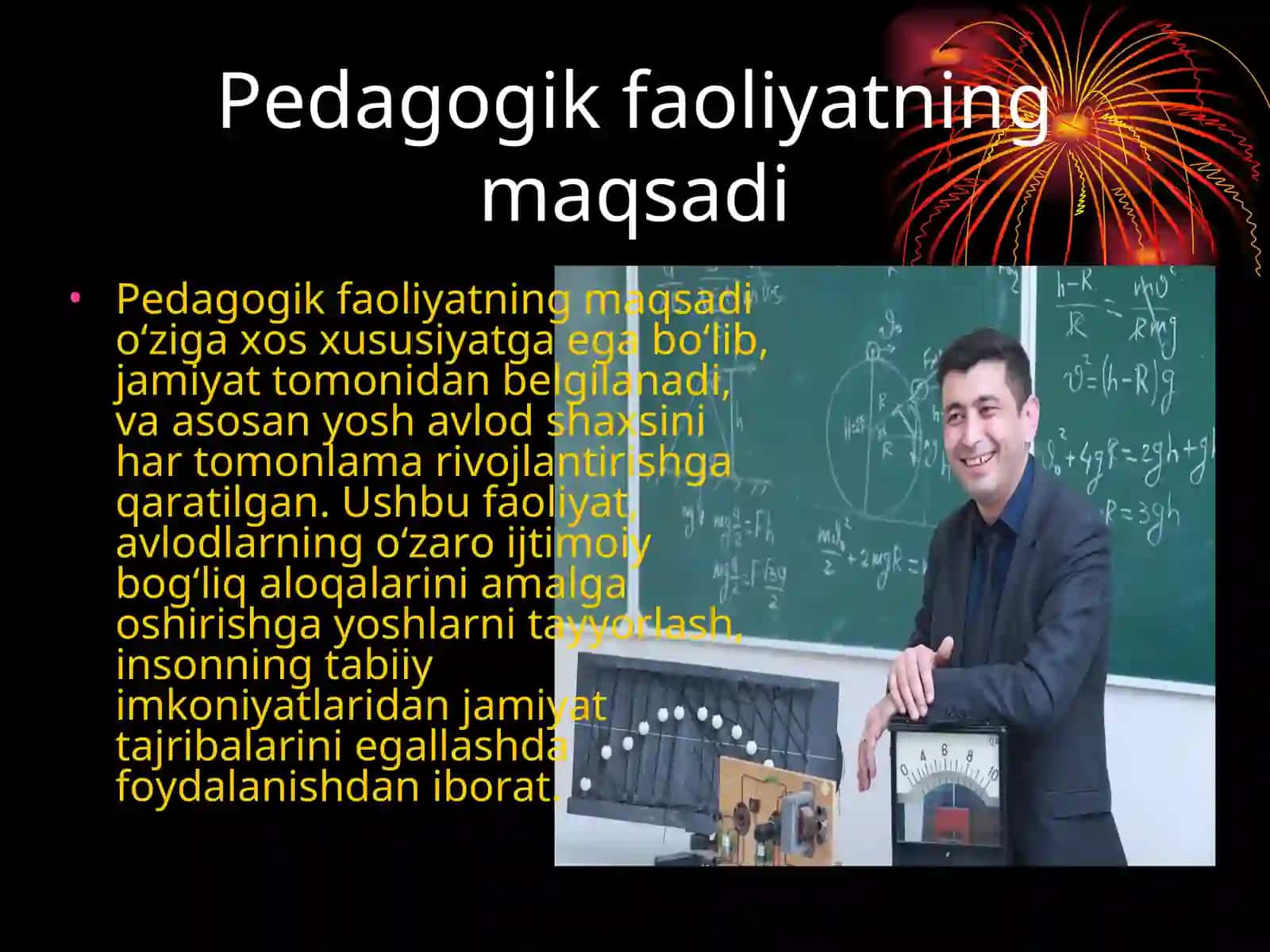 Pedagogik faoliyat maqsadi va uning o’ziga xosligi 4