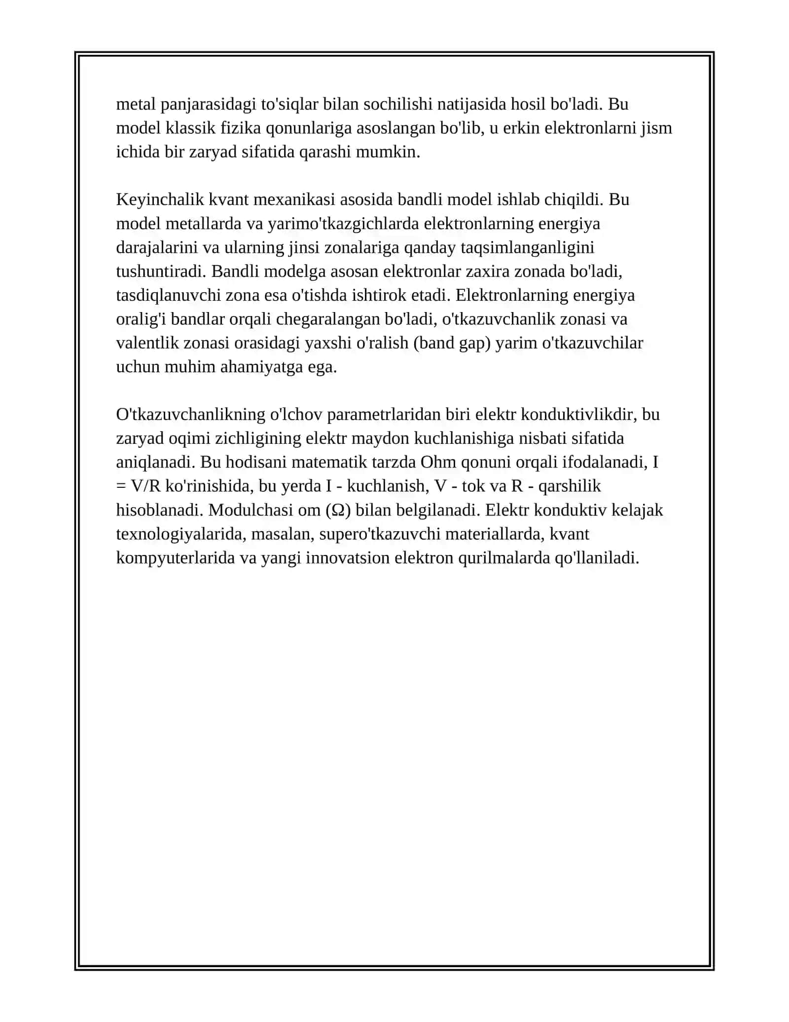 ELEKTR ÖTKAZUVCHANLIK 4