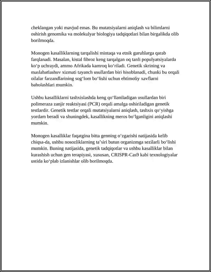 GEN KASALLIKLARI 4
