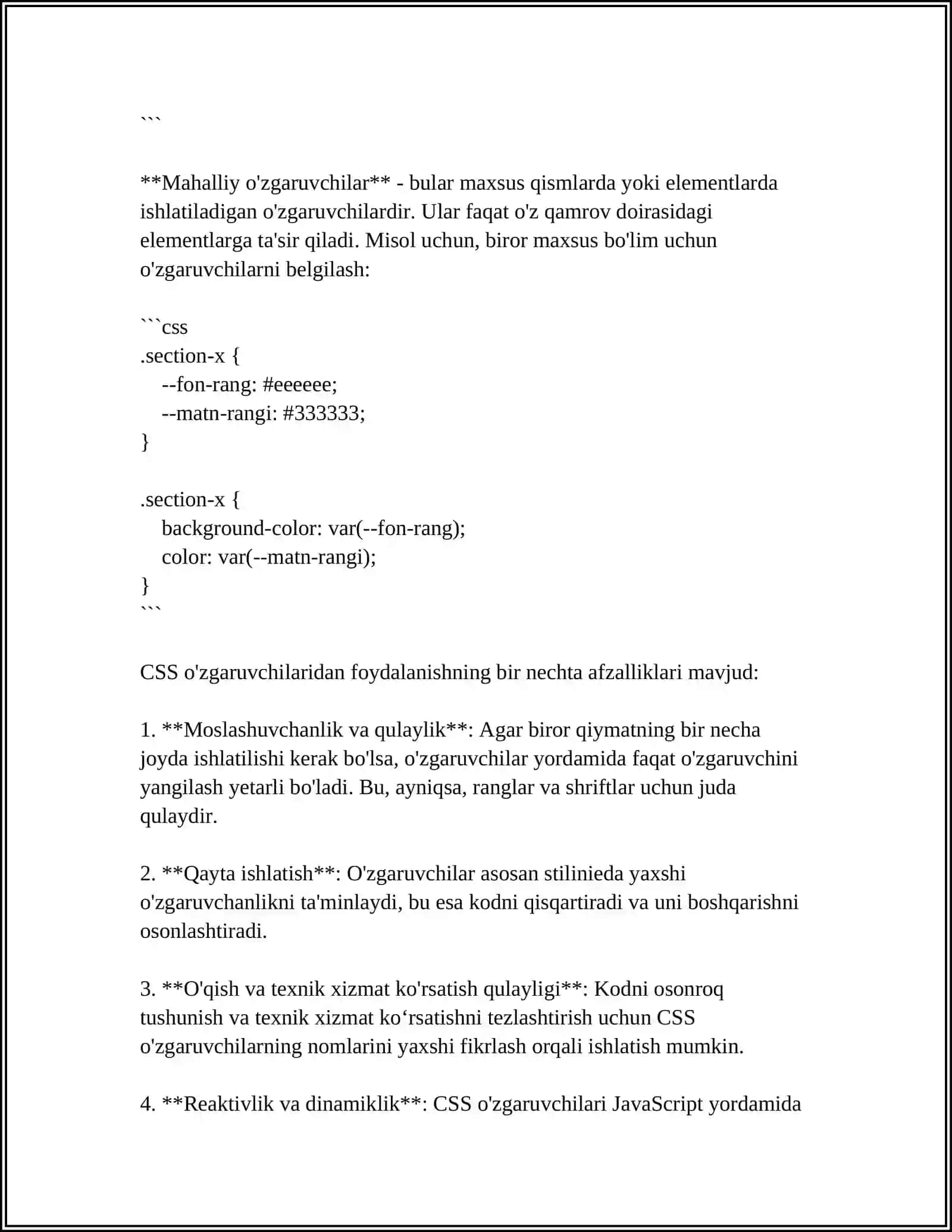 CSS DA MATNGA STIL BERISH 4