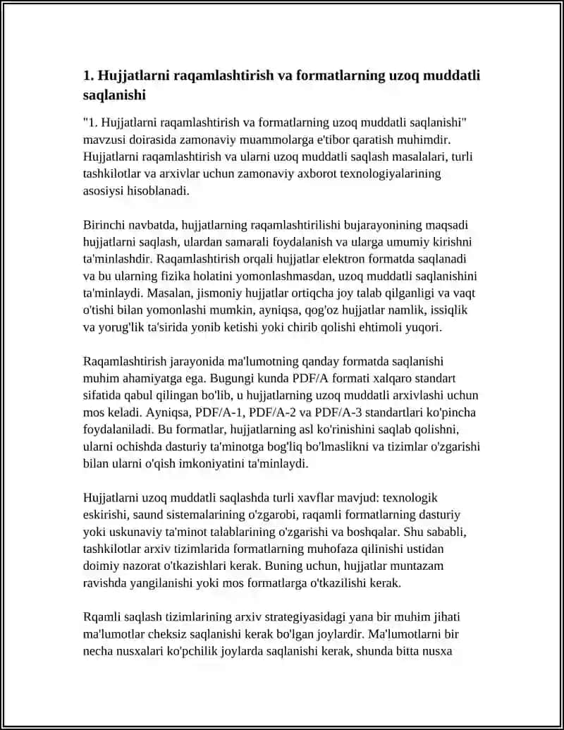 HUJJATLARNI SAQLASHNING ZAMONAVIY MUAMMOLARI 4