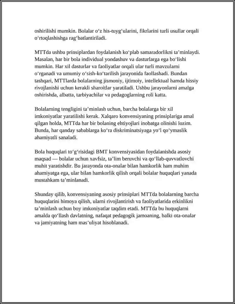 Bola huquqlari to'g'risidagi BMT konvensiyasi 4