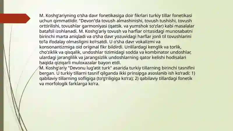 Qoraxoniylar davrida tilshunoslik 4