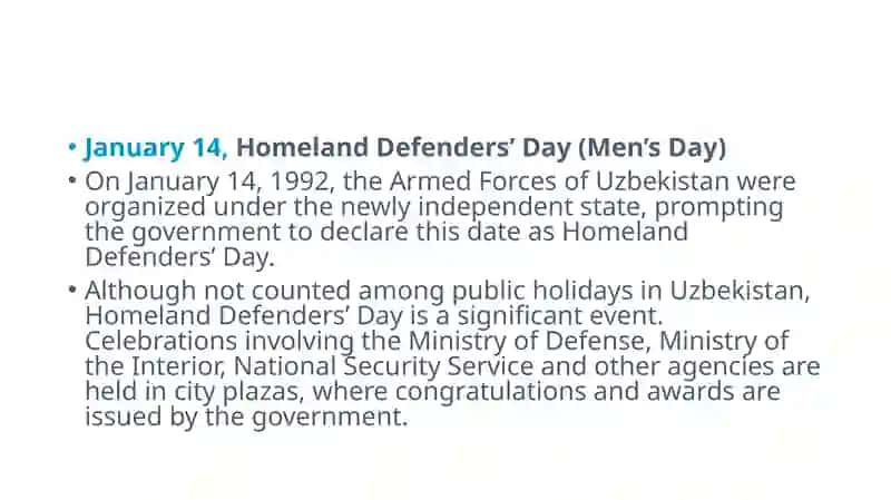 Holidays in Uzbekistan 4