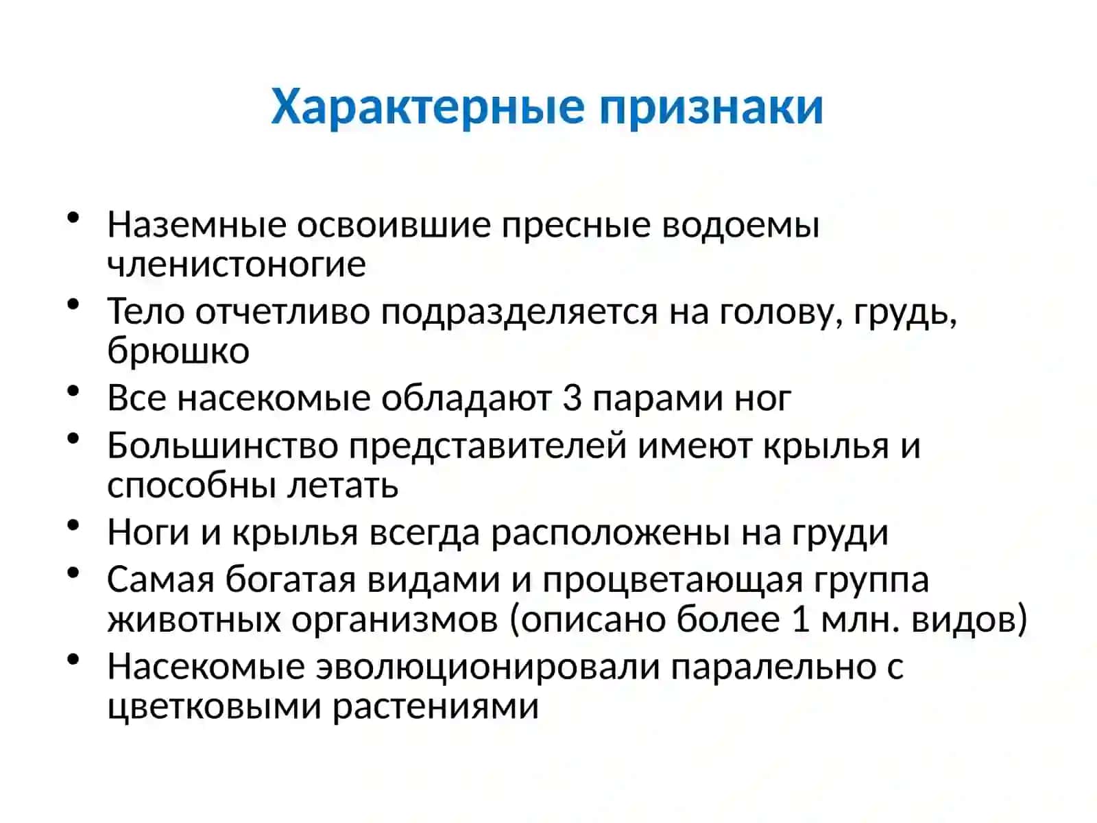 Класс насекомые (Insecta=Hexapoda) 4