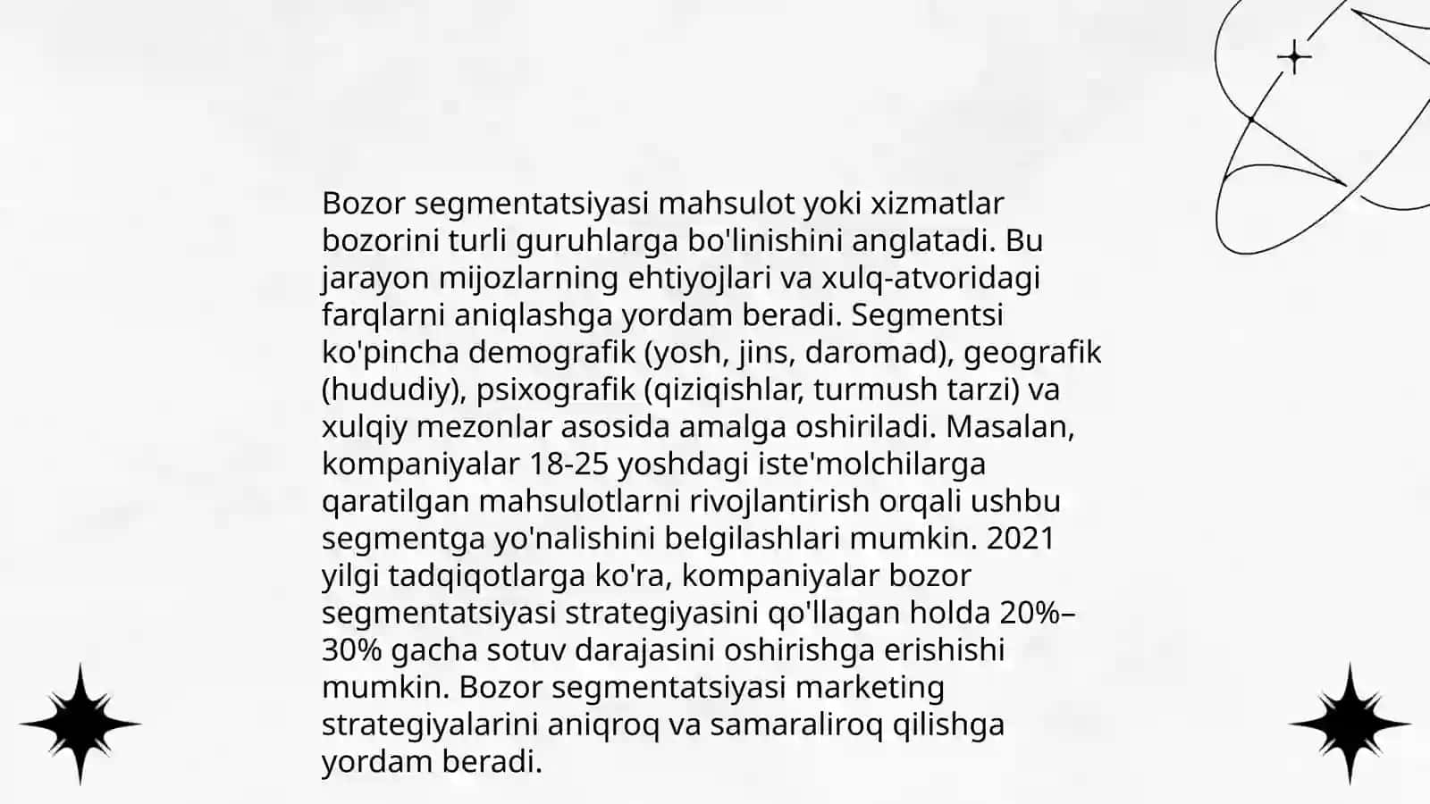 Narx belgilash strategiyalari 4