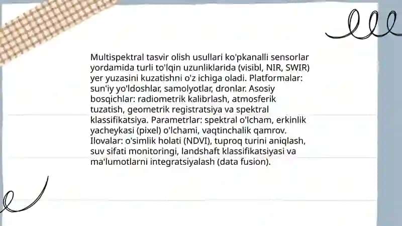 Optik masofadan zondlash asoslari 4