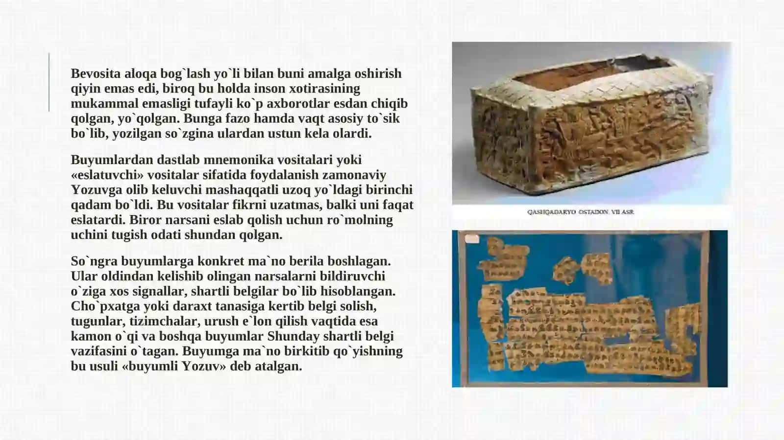 ENG QADIMGI DAVRDA YOZUVNING PAYDO BÒLISHI 4