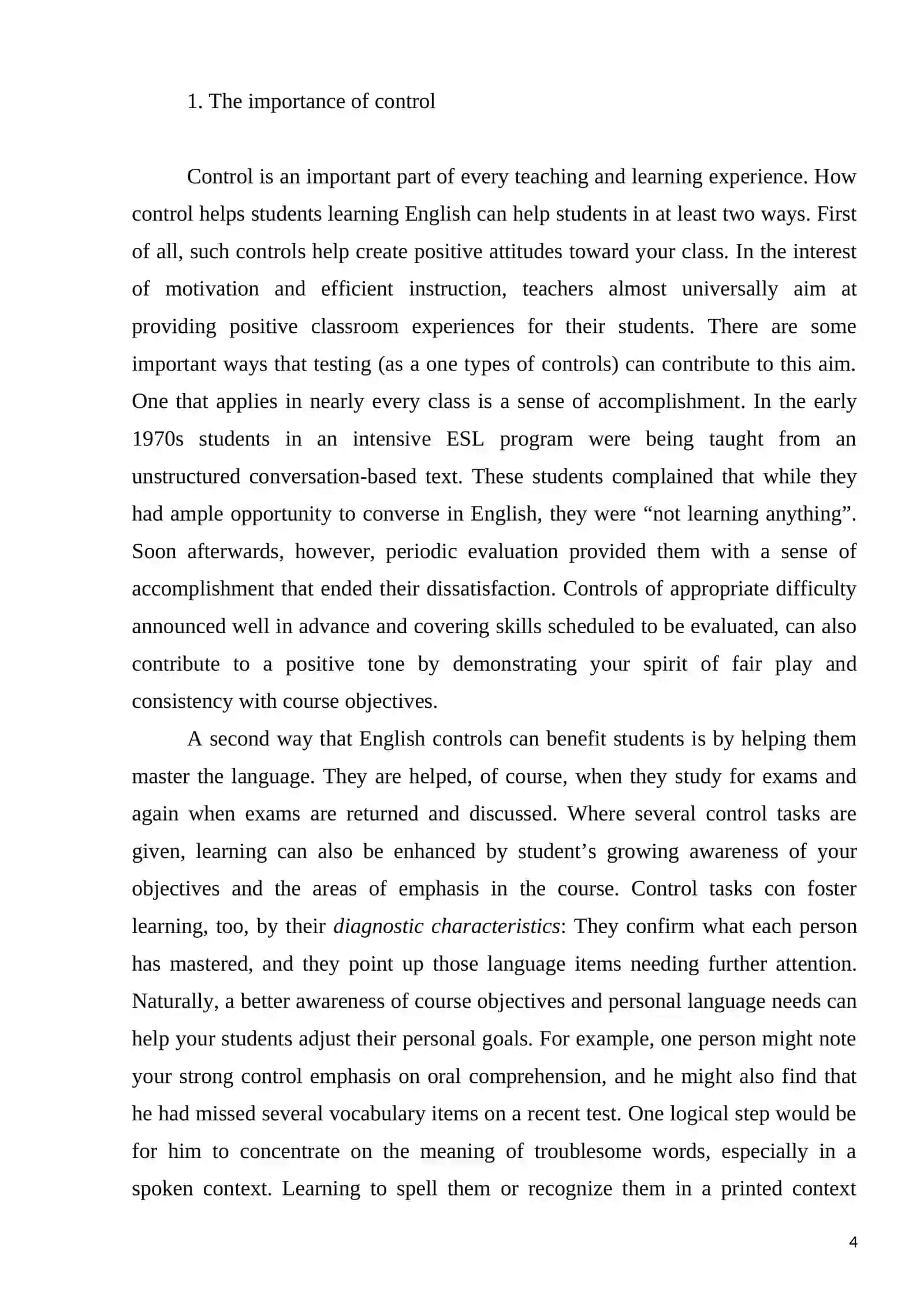 Dictation and its Importance in Foreign Language Teaching 4