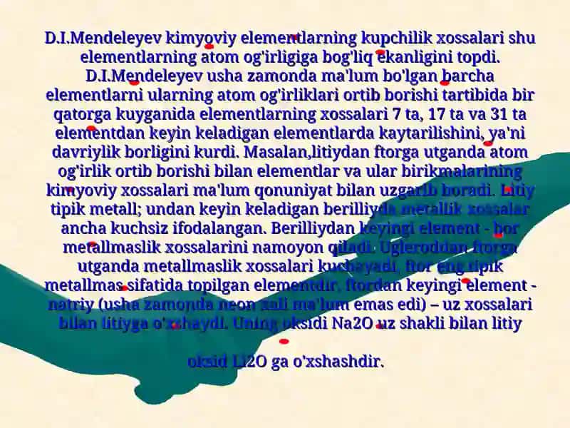 Davriy sistema va davriy qonun 4