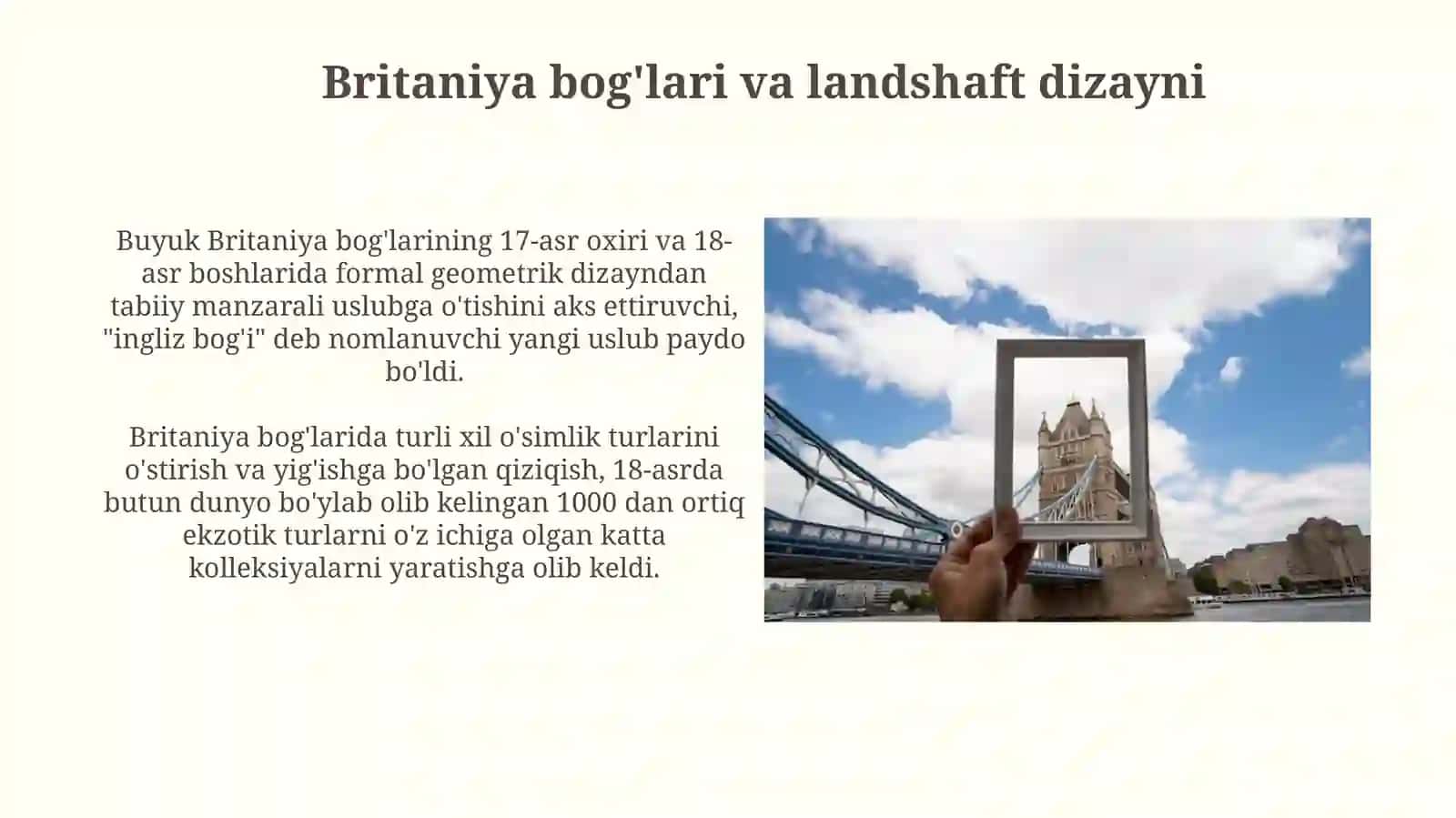 Buyuk Britaniyaning estetik qadriyatlari 4