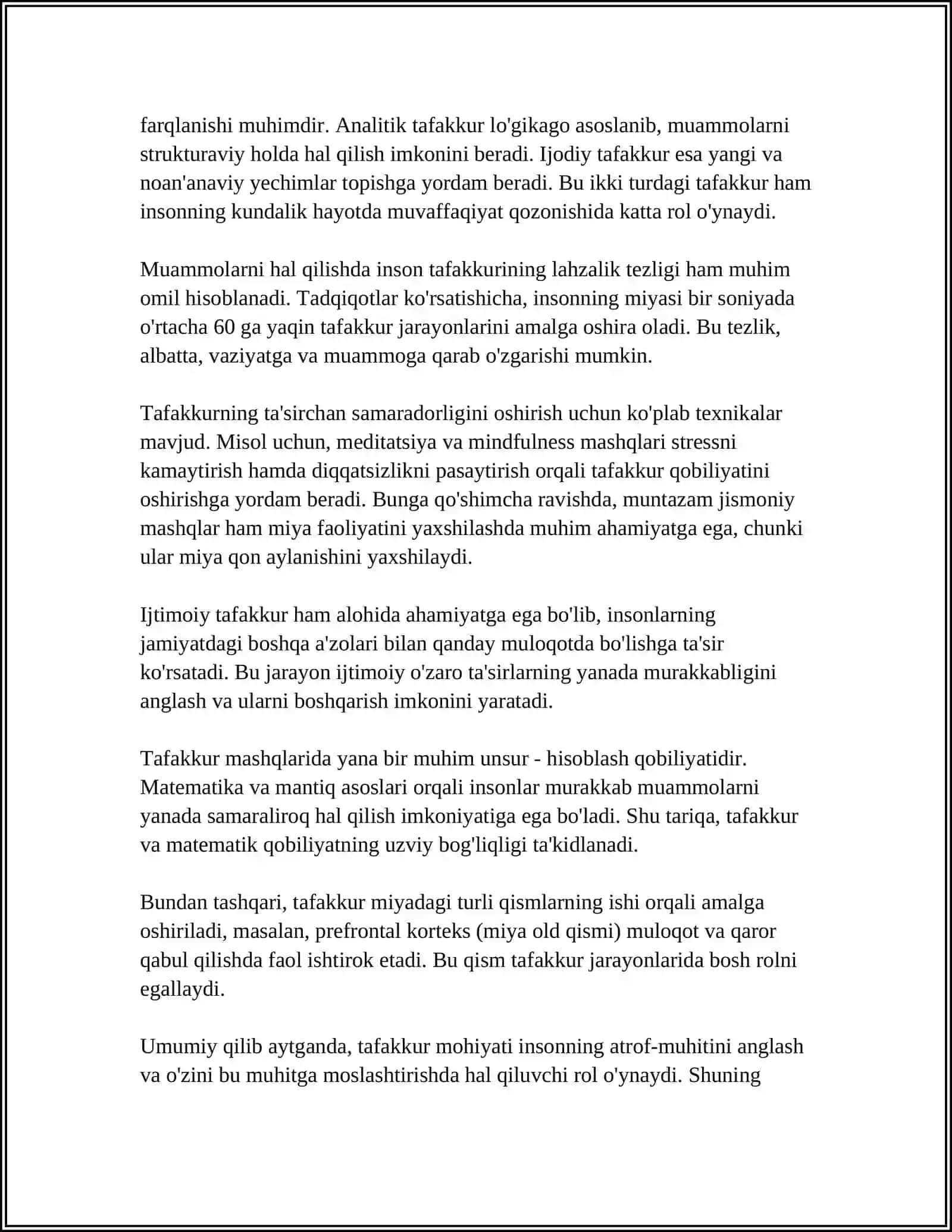 TAFAKKUR HAQIDA 4