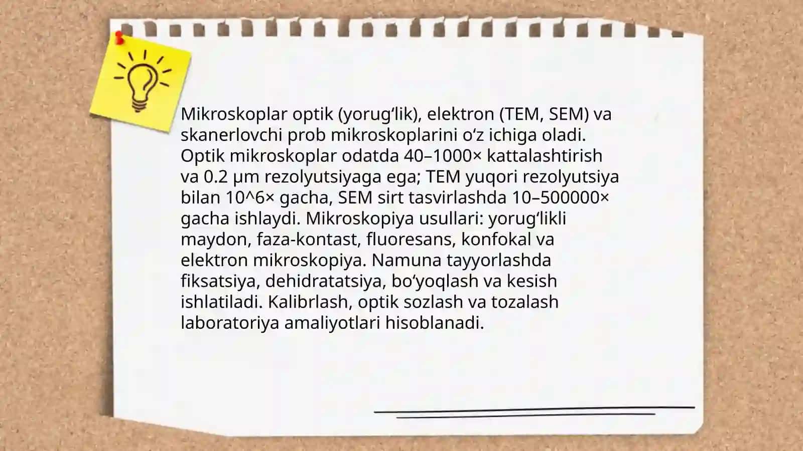 Laboratoriya jihozlari. Laboratoriya usullari 4