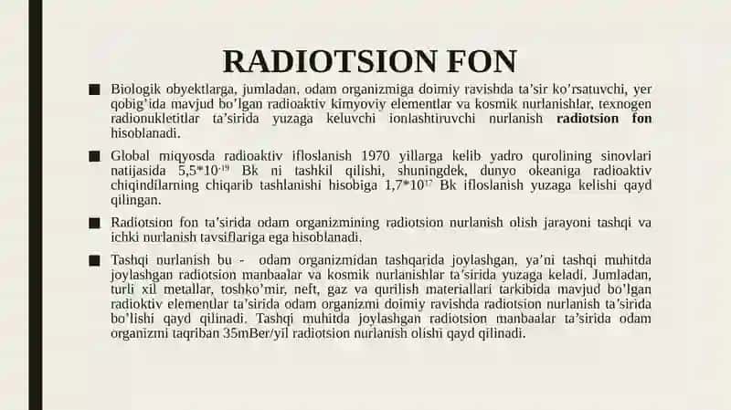 Radiatsion ekologiya 4