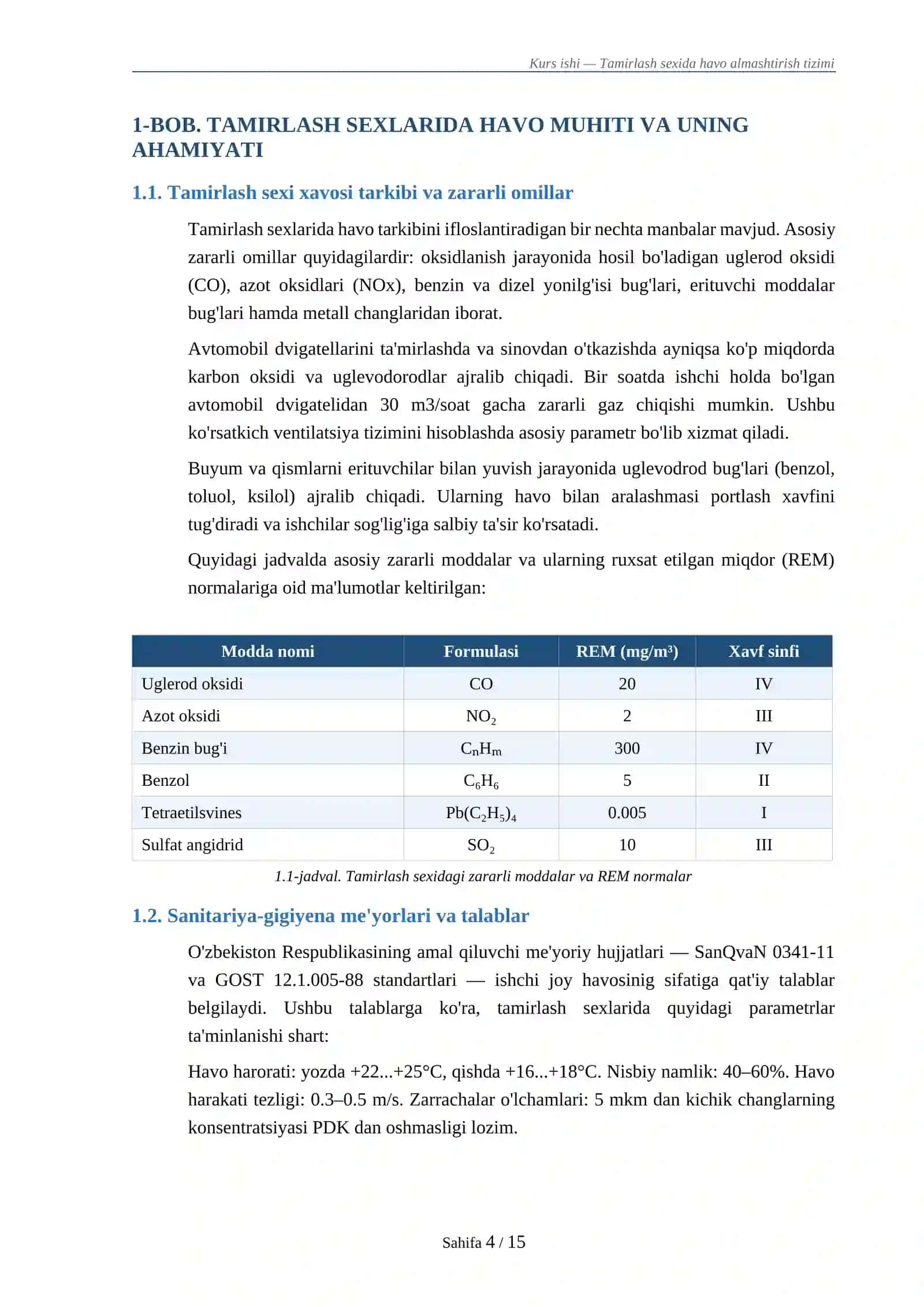 TAMIRLASH SEXIDA HAVO ALMASHTIRISH TIZIMI 4