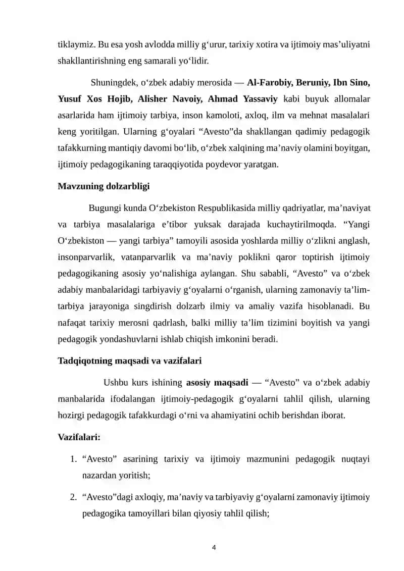 Avesto va adabiy manbalarda ijtimoiy pedagogik g‘oyalar 4