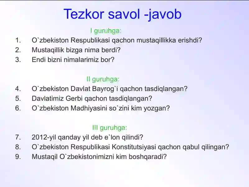 Bo`lishli va bo`lishsiz fe`llar 4