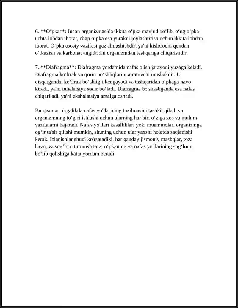 NAFAS OLISH ORGANLAR SISTEMASINING TUZULISHI 4
