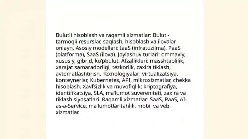 Raqamli iqtisodiyotda axborot texnologiyalari va tizimlari 4