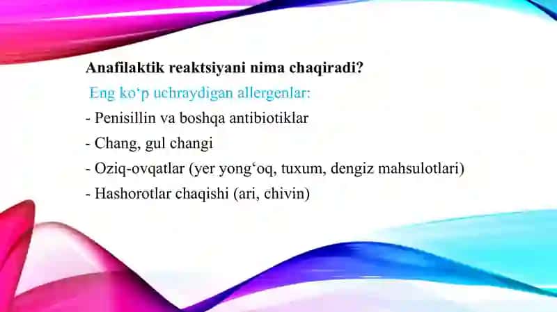 Anafilaktik reaksiyalar 4