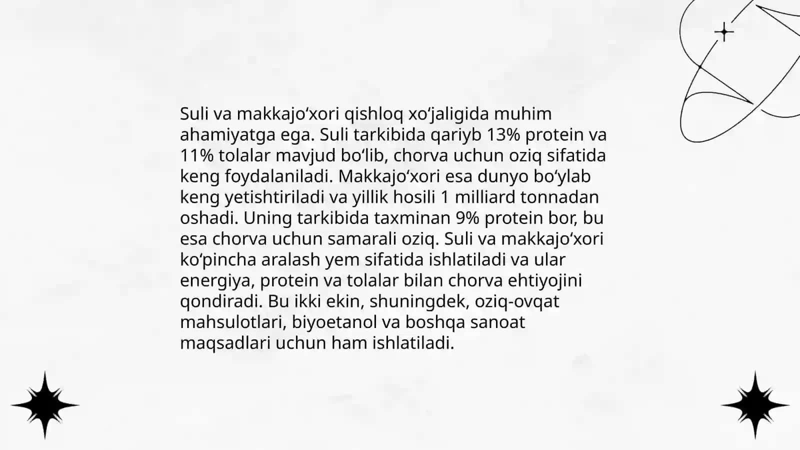 Suli va makkajo‘xori mahsulotlari 4