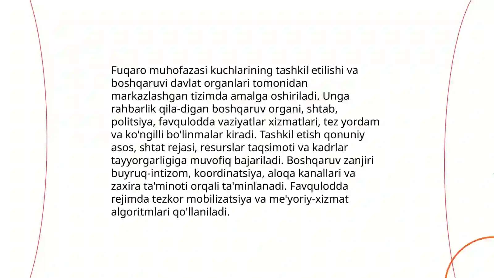 Fuqaro muhofazasining kuchlari va vositalari 4