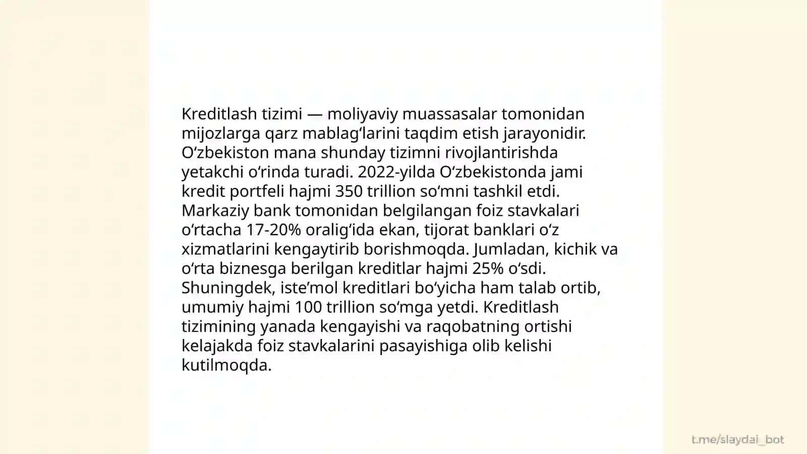 Kreditning mohiyati va funksiyalari 4