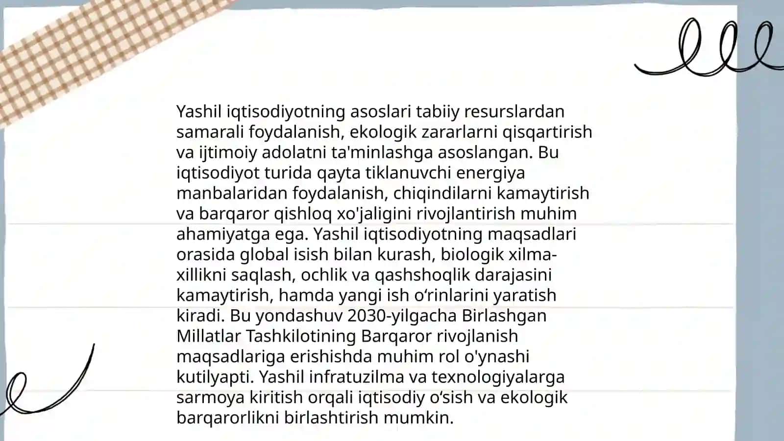Yashil iqtisodiyotda xalqaro moliya institutlari (UNEP, WB, ADB) roli 4