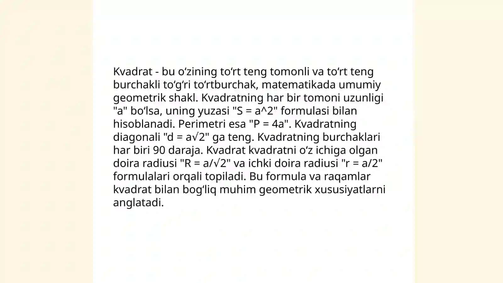 To'g'ri to'rtburchak 4