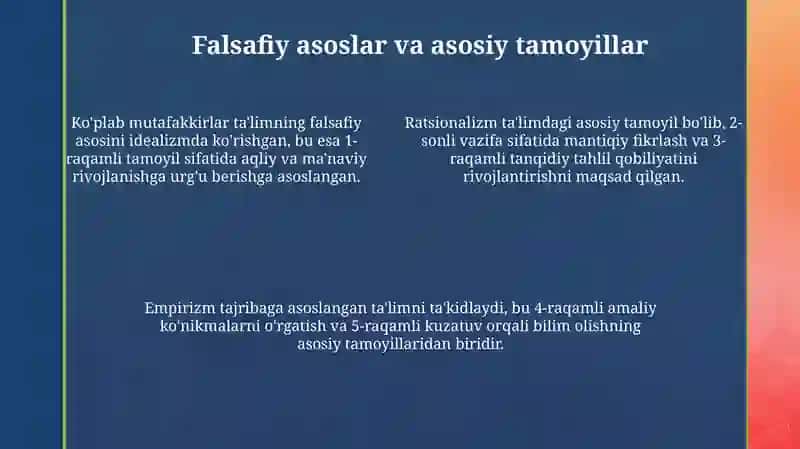 Buyuk mutafakkirlarning ta'limiy qarashlari 4